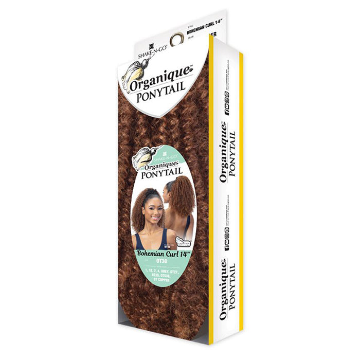 Shake N Go Organique Ponytail - BOHEMIAN CURL 14"