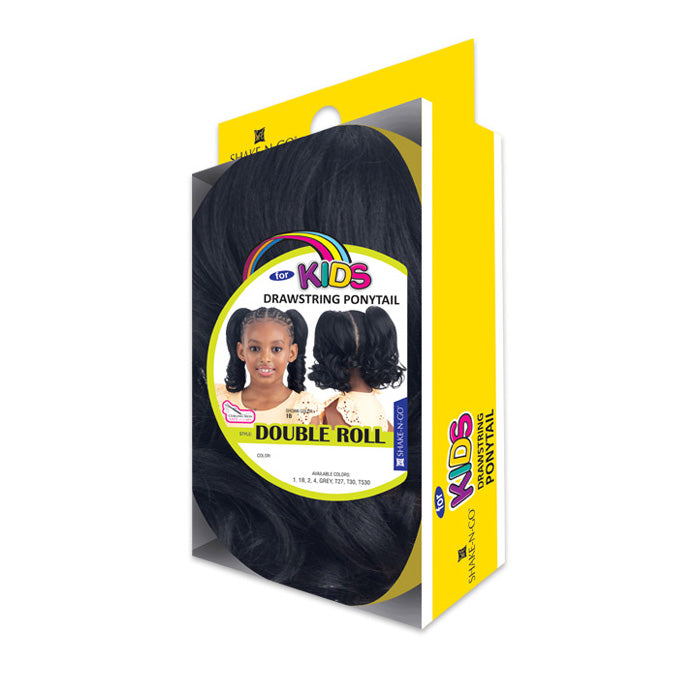Shake N Go for Kids Drawstring Ponytail - DOUBLE ROLL