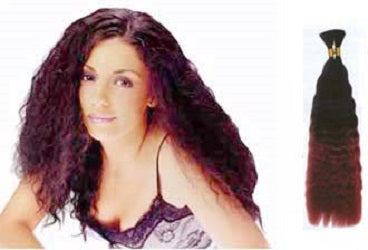 Unique Wiiv Human Hair Braids - Super Bulk WET & WAVY 14" - 24"