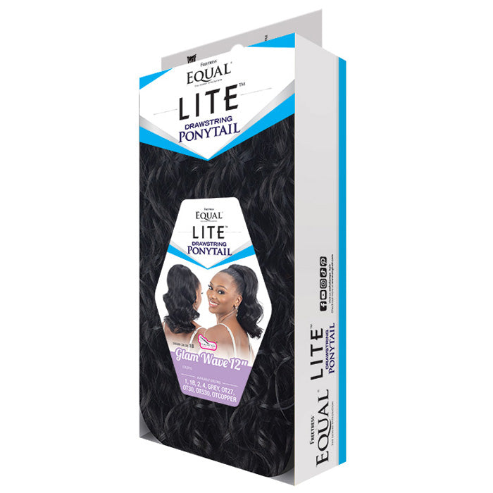 Shake N Go Equal Lite Drawstring Ponytail - GLAM WAVE 12"