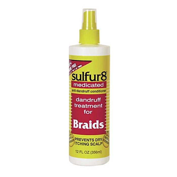Sulfur 8 Dandruff Treatment SPRAY for BRAIDS 12 oz