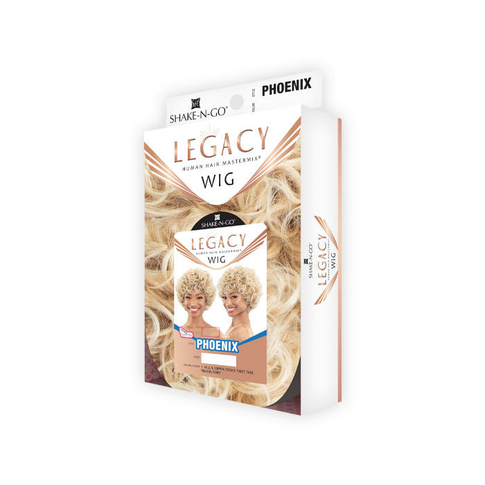 Shake N Go Legacy Human Hair Blend Full Wig - PHOENIX