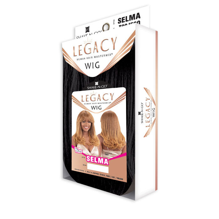Shake N Go Legacy Human Hair Blend Full Wig - SELMA