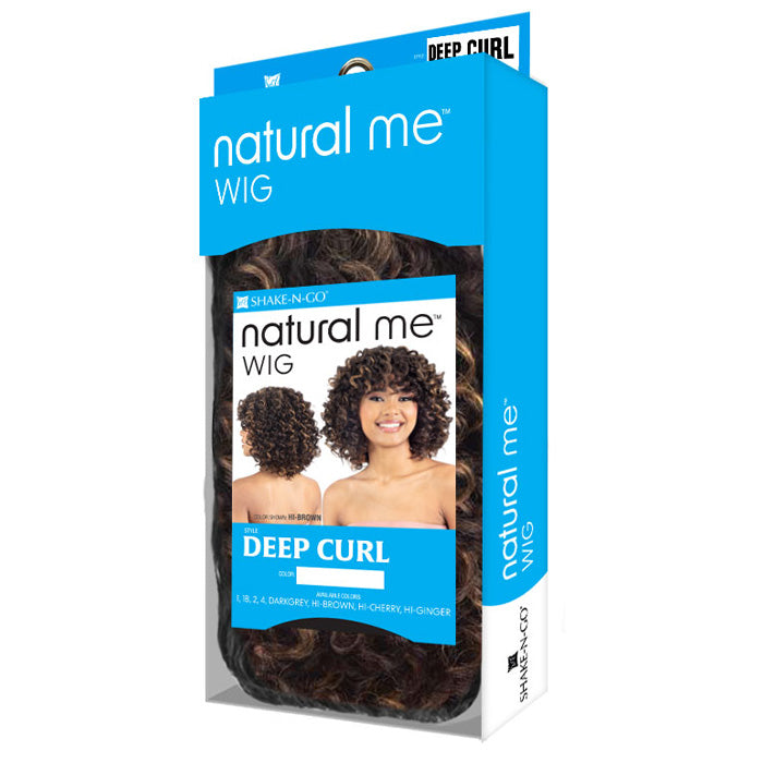 Shake N Go Natural Me Full Wig - DEEP CURL