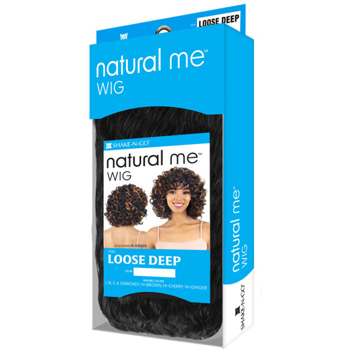 Shake N Go Natural Me Full Wig - LOOSE DEEP