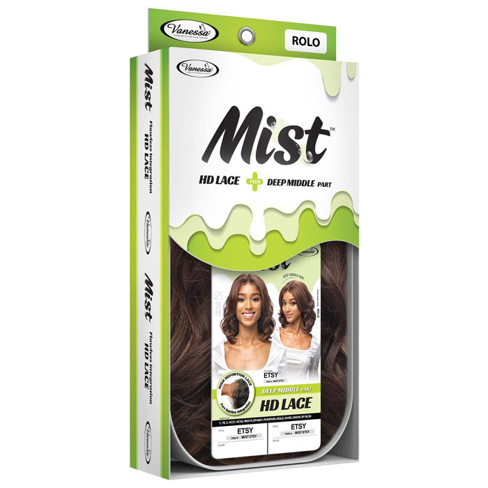 Vanessa Melt Deep Middle Part HD Lace Front Wig - ETSY