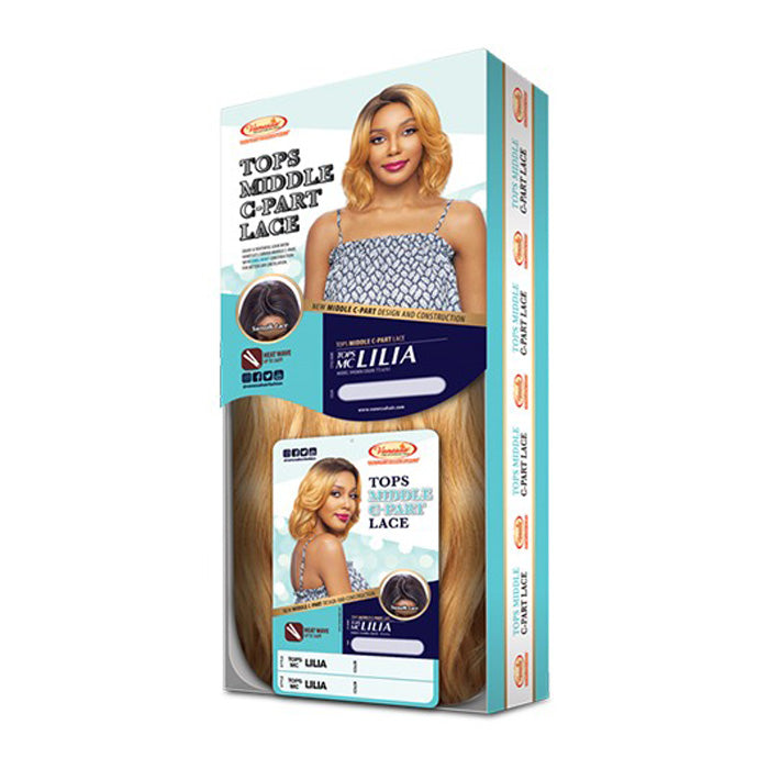 Vanessa Top Middle C-Part Swissilk Lace Front Wig - TOPS MC LILIA