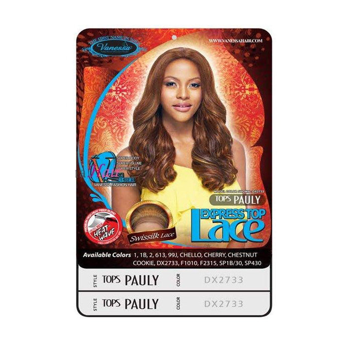 Vanessa Fiber Blend Express Top Swissilk Lace Front - TOPS PAULY