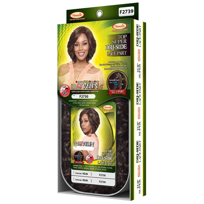 Vanessa Top Super DRJ-Side Lace Part Swissilk Front Wig - TOPS DRJ VELIN