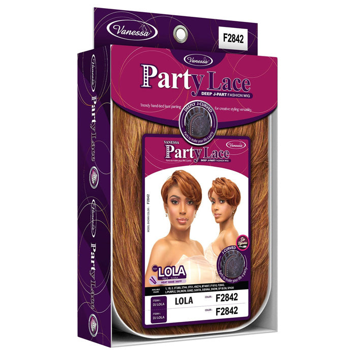 Vanessa Party Lace Deep J-Part Lace Wig - DJ LOLA