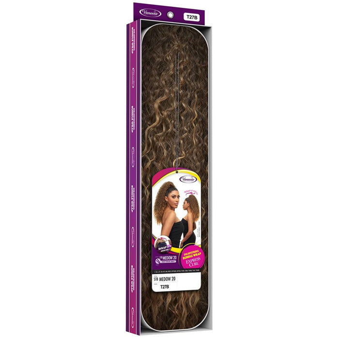 Vanessa Express Curl Hair Drawstring With Bundle Wrap Ponytail - STB MEDOW 20