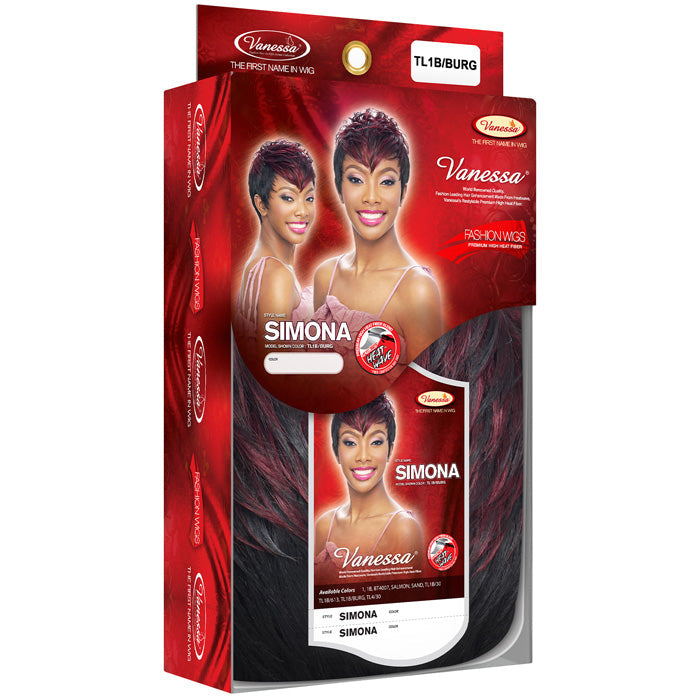 Vanessa Fashionwigs Premium High Heat Fiber Wig - SIMONA