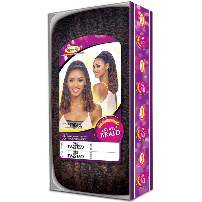Vanessa Express Braid Drawstring Ponytail - STB TWISTED