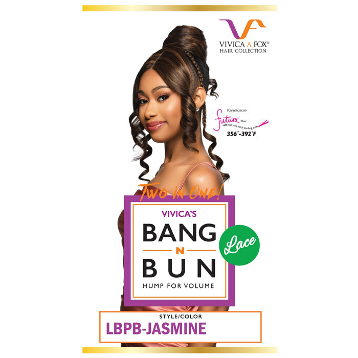 Vivica Fox Lace Part Bang & Bun - LBPB-JASMINE