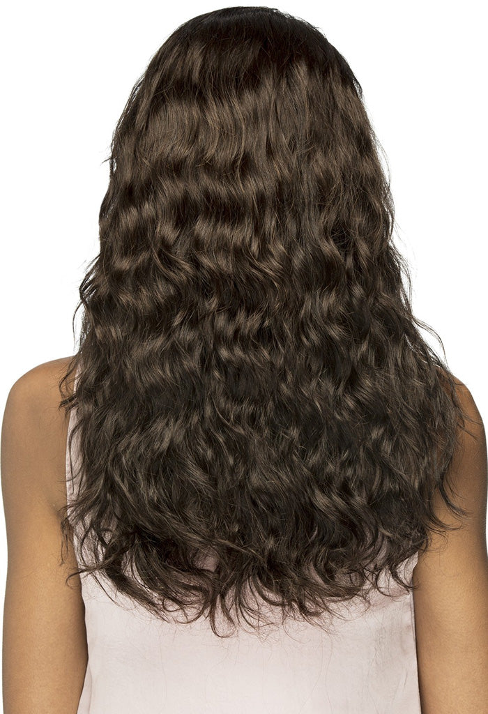 Vivica's Reserve Natural Brazilian 100% Purest Brazilian Natural Virgin Remi Human Hair Invisible Lace Part Swiss Lace Front Wig MARGERET