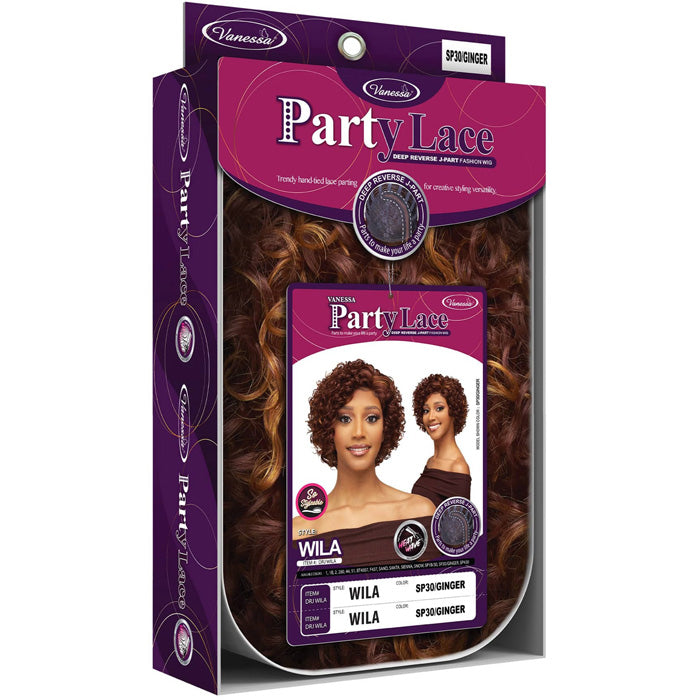 Vanessa Party Lace J-Part Lace Wig - WILA