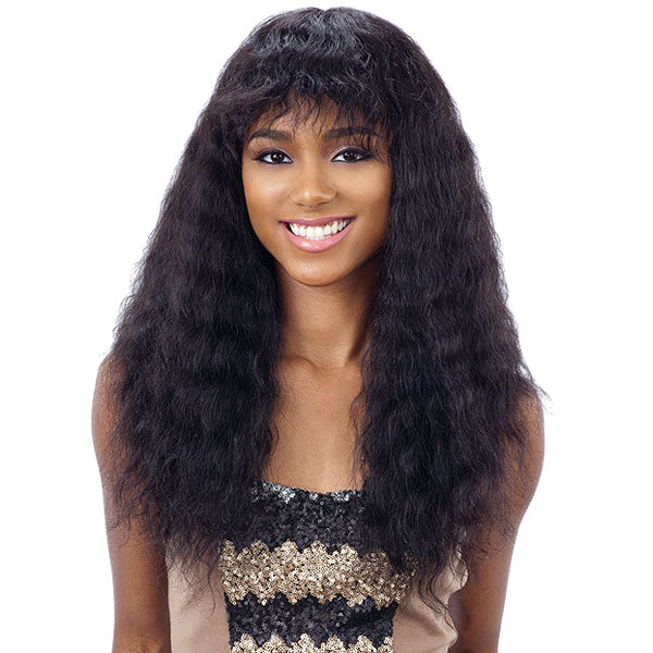 Shake-N-Go Brazilian Natural Unprocessed Human Hair Naked Nature Wig DEEP CURL