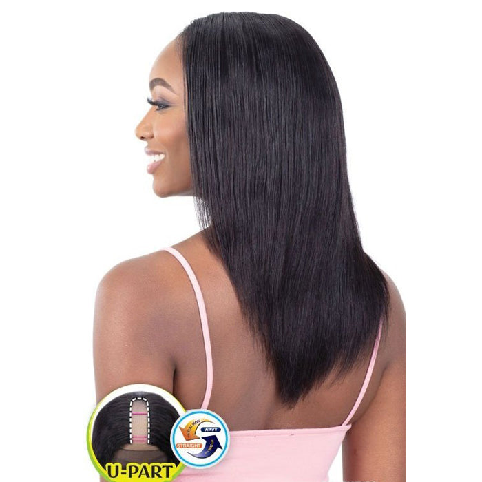 Shake N Go Naked 100% Human Hair Wet & Wavy U Part Wig - TRU DEEP WAVE