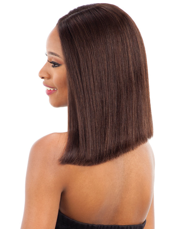 Shake-N-Go Naked 100% Brazilian Natural Human Hair Deep Invisible Part Lace Front Wig BRIGIT