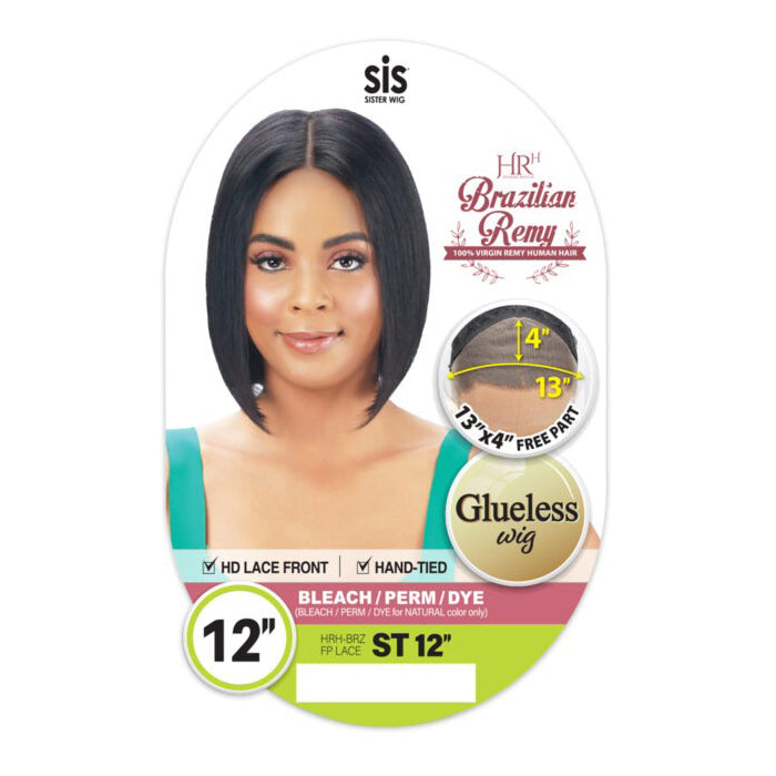 Zury Sis HR Brazilian Remy Glueless 100% Virgin Remy Human Hair 13x4 HD Lace Front Wig - ST 12"