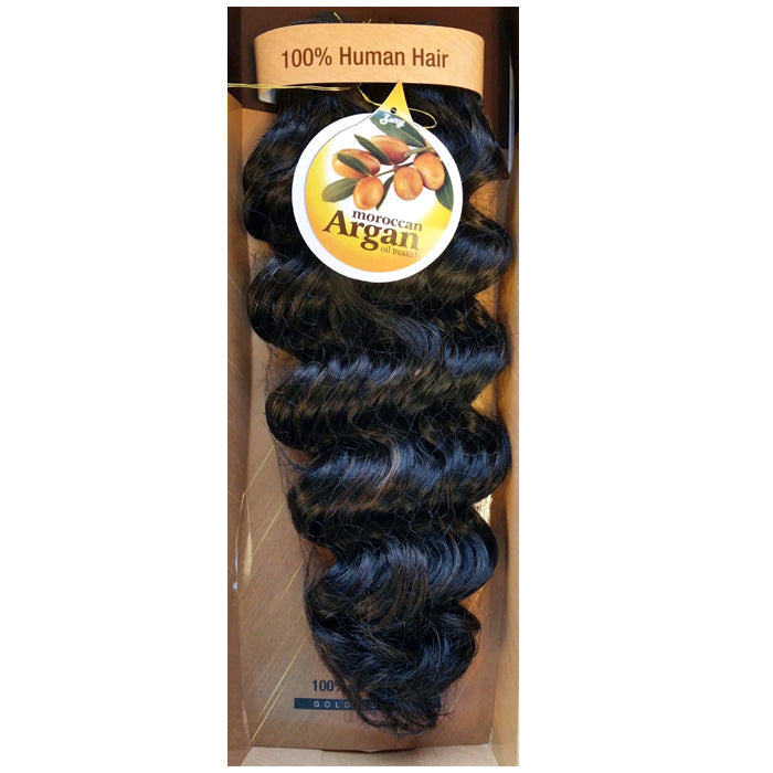 Zury Sis Gold Edition 100% Human Hair Weave - NATURAL DEEP 10-18" (Argan Oil Treated)