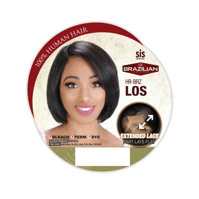 Zury Sis Brazilian Human Hair Lace Part Wig - HR BRZ LOS