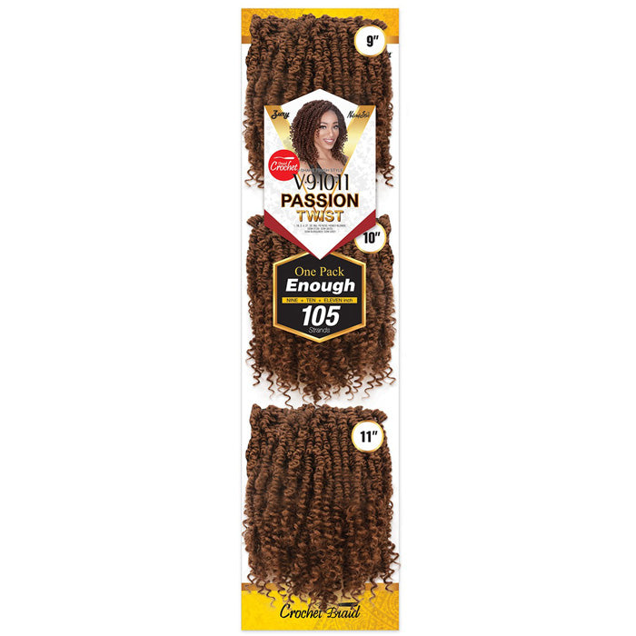 Zury Sis Crochet Braids One Pack 105 Strands Enough - V91011 PASSION TWIST