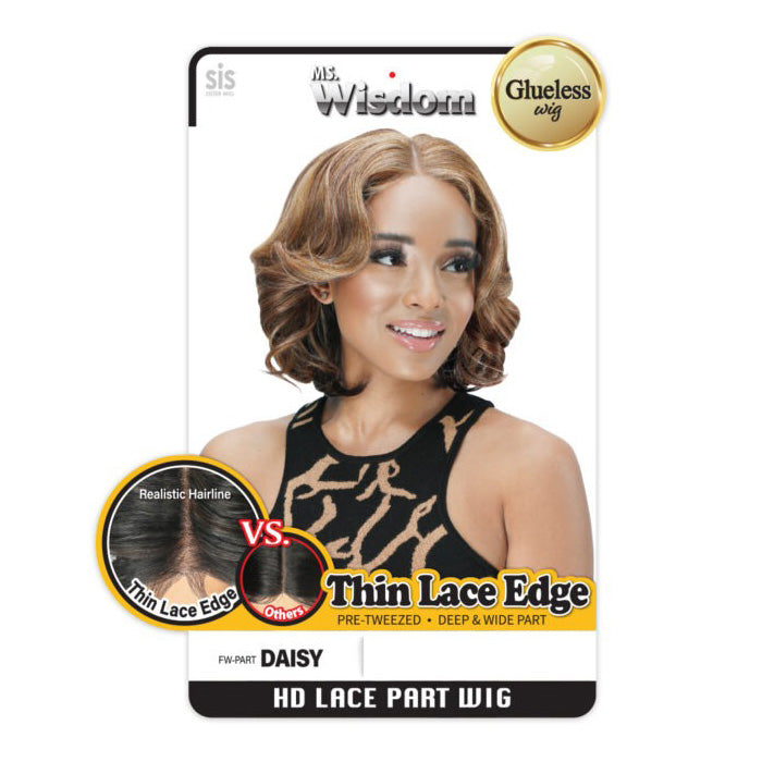 Zury Sis Ms. Wisdom Glueless HD Lace Part Wig - DAISY