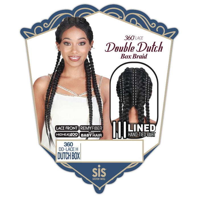 Zury Sis 360 Double Dutch Box Braid Lace Front Wig - 360-DD LACE H DUTCH BOX