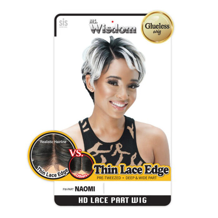 Zury Sis Ms. Wisdom Glueless HD Lace Part Wig - NAOMI