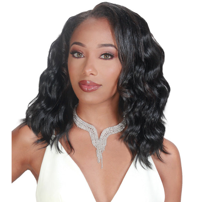 Zury Sis Human Hair Natural Mix NO 8 NATURAL BODY Weave 8" (3 Pcs + Closure)