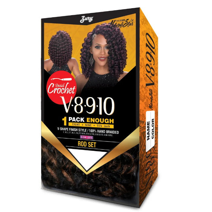 Zury Naturali Star V8910 One Pack Enough Crochet Braid ROD SET