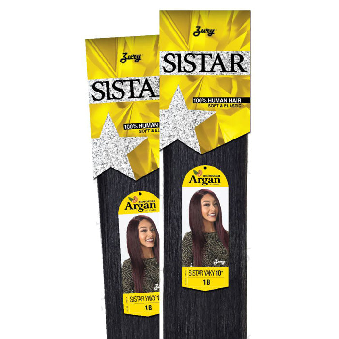 Zury Sis Brazilian 100% Human Hair SISTAR YAKY 8/10/12/14/16/18 Inch
