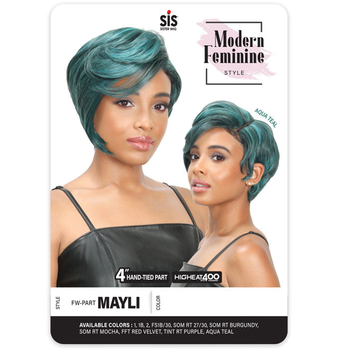 Zury Sis Modern Feminine 4" Hand-Tied Part Full Wig - FW-PART MAYLI