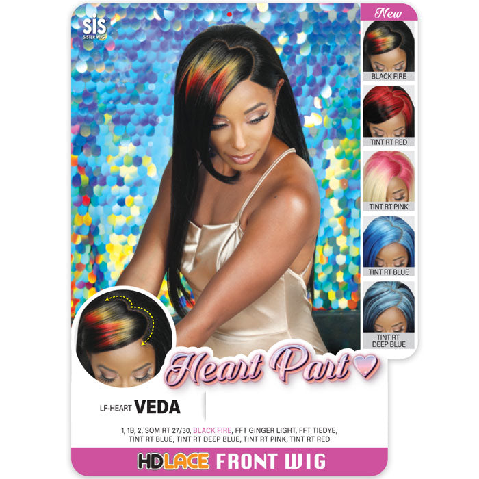 Zury Sis Heart Part HD Lace Front Wig - LF-HEART VEDA