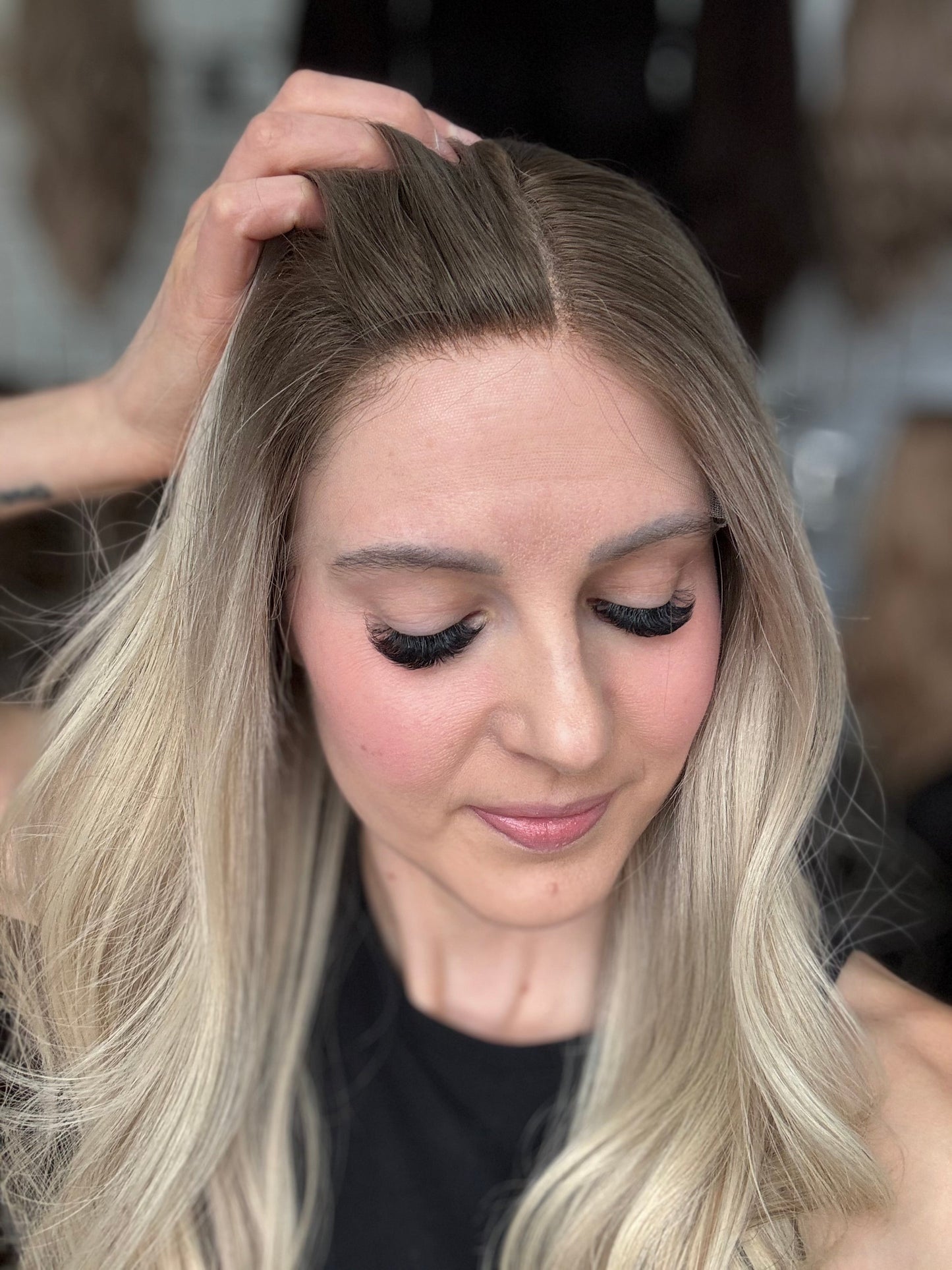 RESERVED FOR ZENNETTE - 26" Ashley Luxury Cap Lace Top Wig (M) March 9th