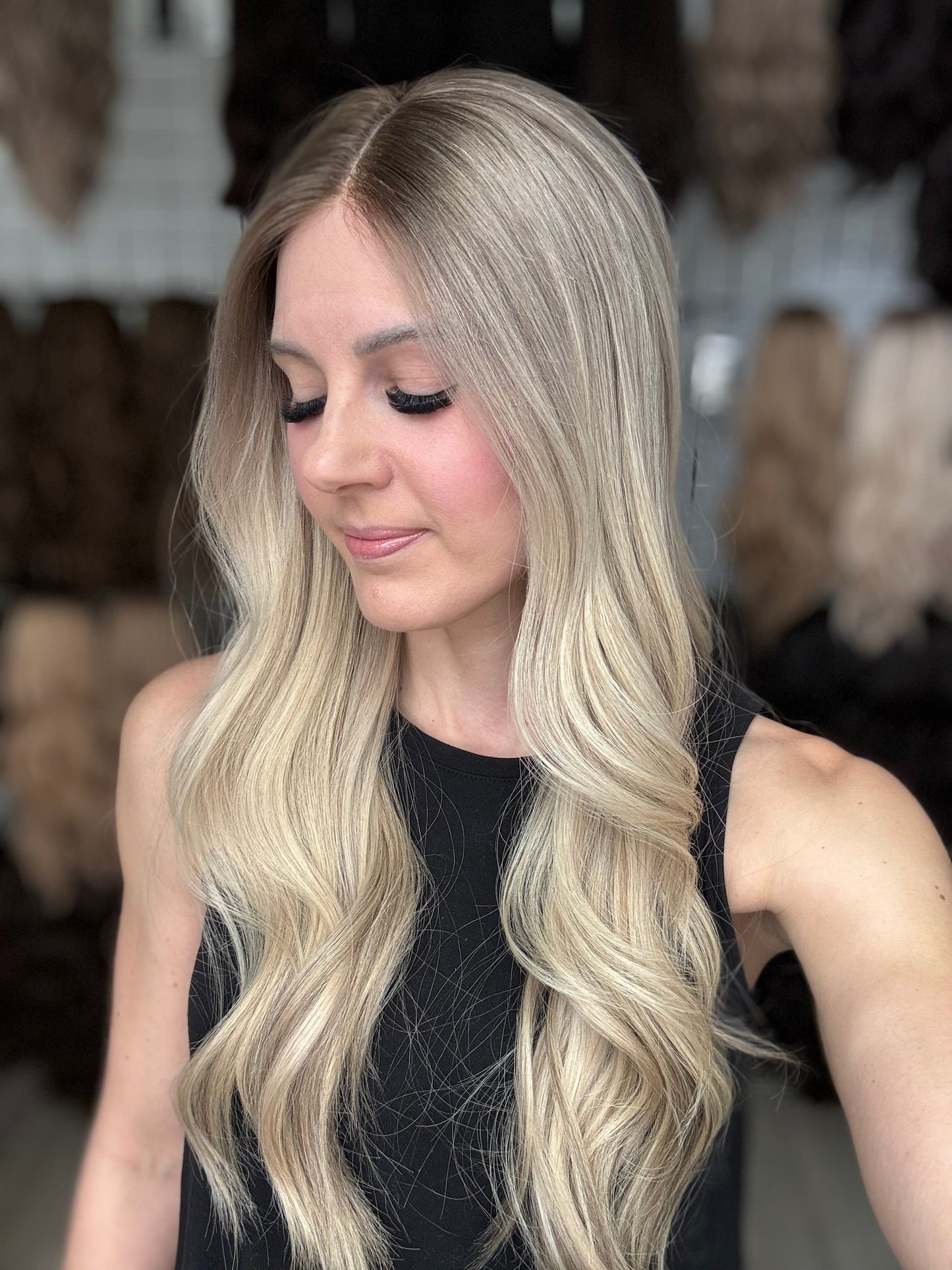 RESERVED FOR ZENNETTE - 26" Ashley Luxury Cap Lace Top Wig (M) March 9th