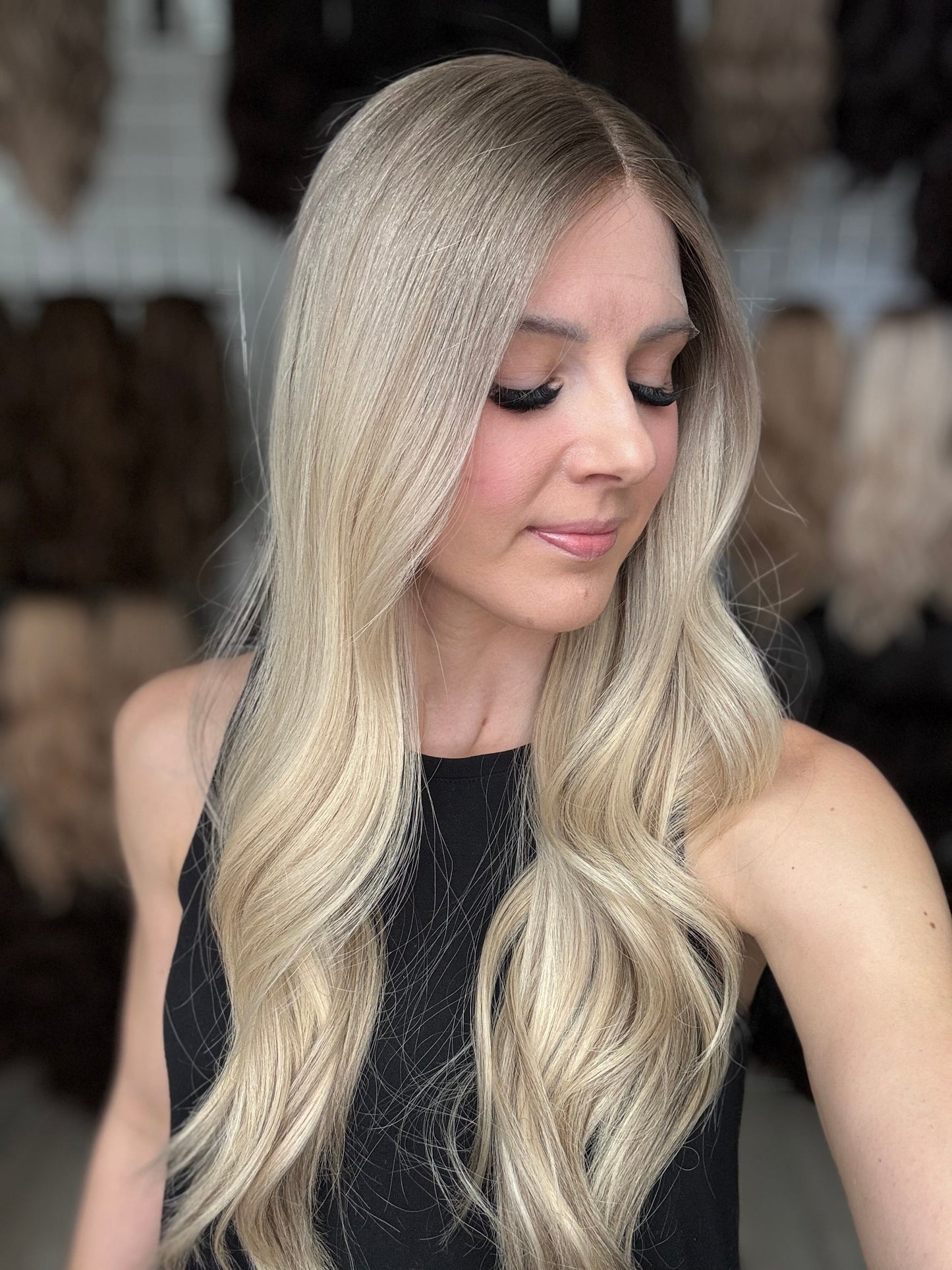 RESERVED FOR ZENNETTE - 26" Ashley Luxury Cap Lace Top Wig (M) March 9th