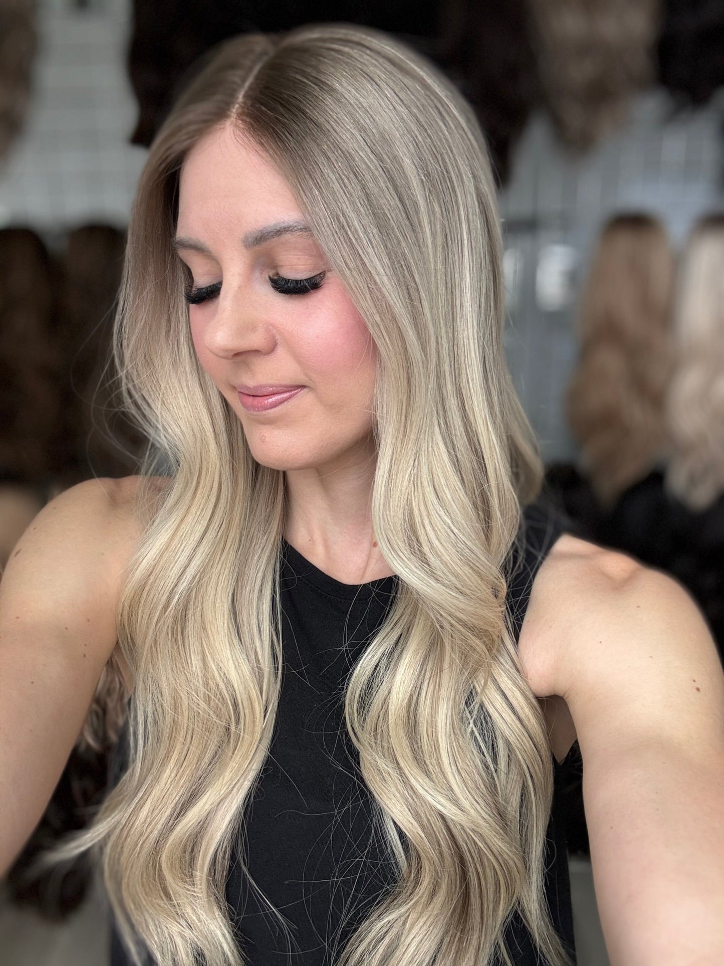 RESERVED FOR ZENNETTE - 26" Ashley Luxury Cap Lace Top Wig (M) March 9th