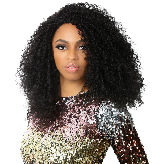 Nutique BFF Human Hair Blend Half Wig - DAVIDA