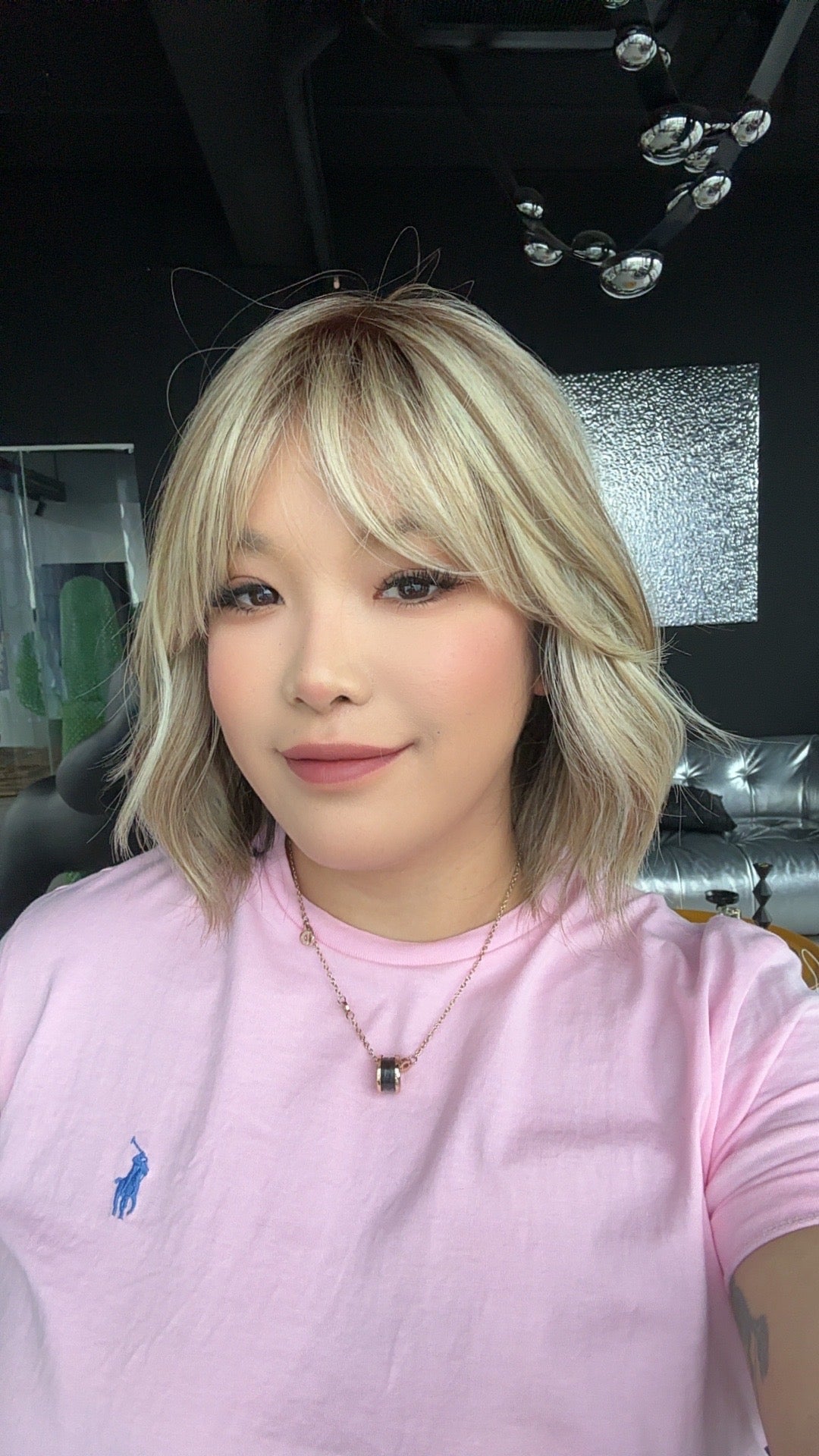 [PRE-ORDER] HOT OF SEASON - BONNIE MONO MIX BLONDE Full Monofilament Handmade Full Lace Full Hand Tied Wig 12 Inches Mix Blonde With Dark Root Mono Lace Handmade Futura Fiber Glueless Wig BONNIE MONO MIX BLONDE【BENDY EAR TABS】