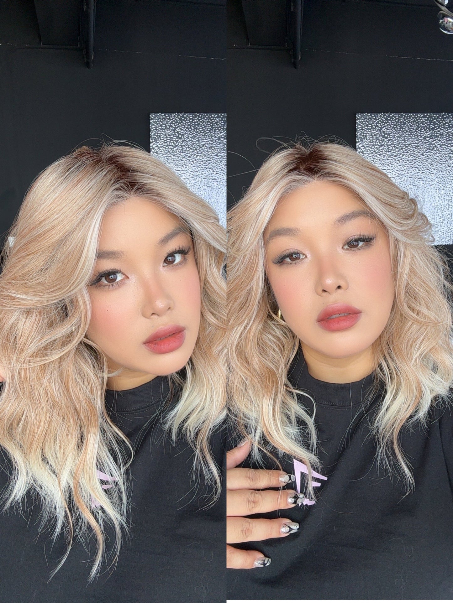 [PRE-ORDER] JBEXTENSION BELLA MONO Monofilament Handmade Wig 6X5 Full Monofilament Hand Tied Top Wig 15 Inches Peach Blonde Mono Lace Wig With Anti-slip Silicone Strips Glueless Wig BELLA MONO【BENDY EAR TABS】