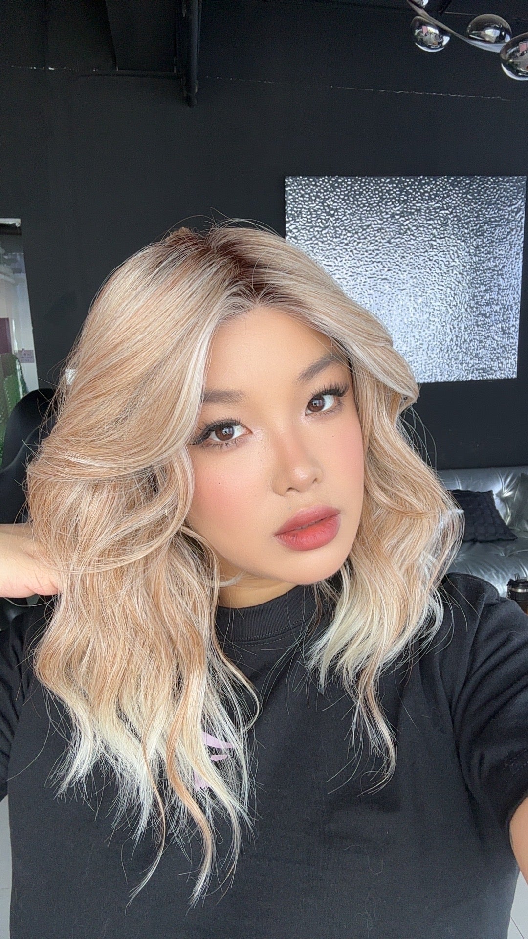 [PRE-ORDER] JBEXTENSION BELLA MONO Monofilament Handmade Wig 6X5 Full Monofilament Hand Tied Top Wig 15 Inches Peach Blonde Mono Lace Wig With Anti-slip Silicone Strips Glueless Wig BELLA MONO【BENDY EAR TABS】