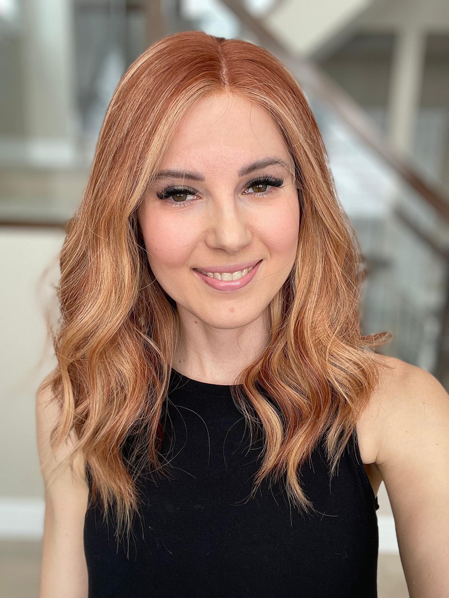 RESERVED FOR NICOLE: 21" Lauretta Luxury Cap Lace Top Wig (S)(FINAL SALE)