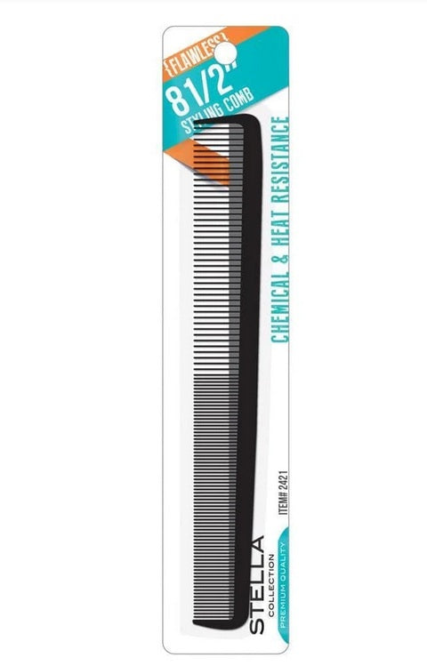 Stella Collection Flawless Detangling Styling Comb 8 1/2"
