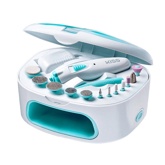 Kiss New York Power File x Nail Dryer - ALL IN ONE NAIL KIT