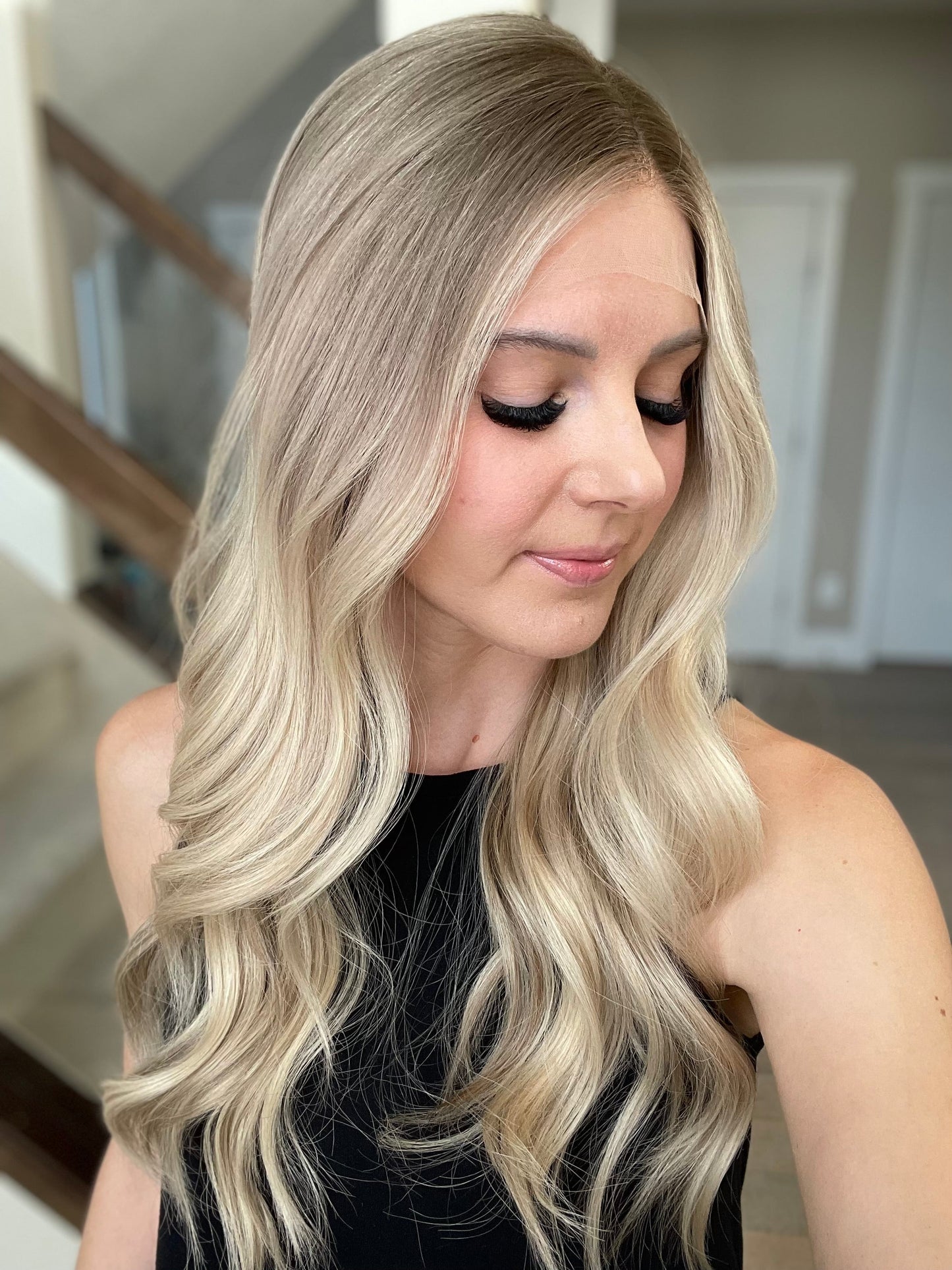 Reserved for Zennette - 25" Ashley Luxury Cap Lace Top Wig (M)