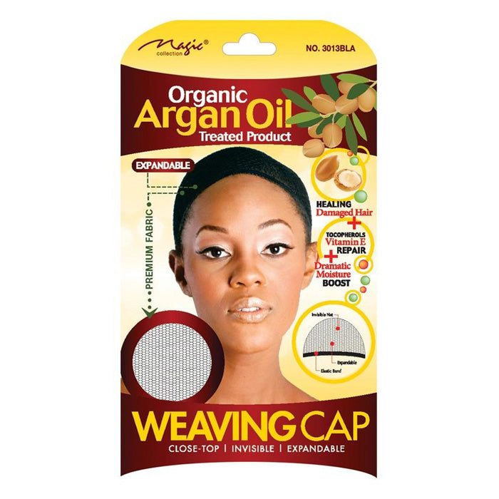 Magic Organic Argan Oil Treated Product WEAVING CAP (3013BLA)