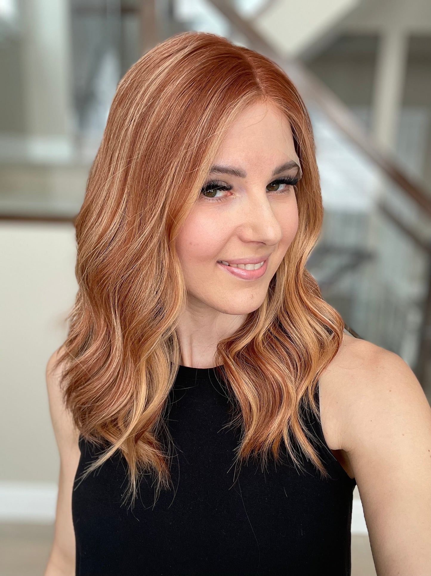 RESERVED FOR NICOLE: 21" Lauretta Luxury Cap Lace Top Wig (S)(FINAL SALE)