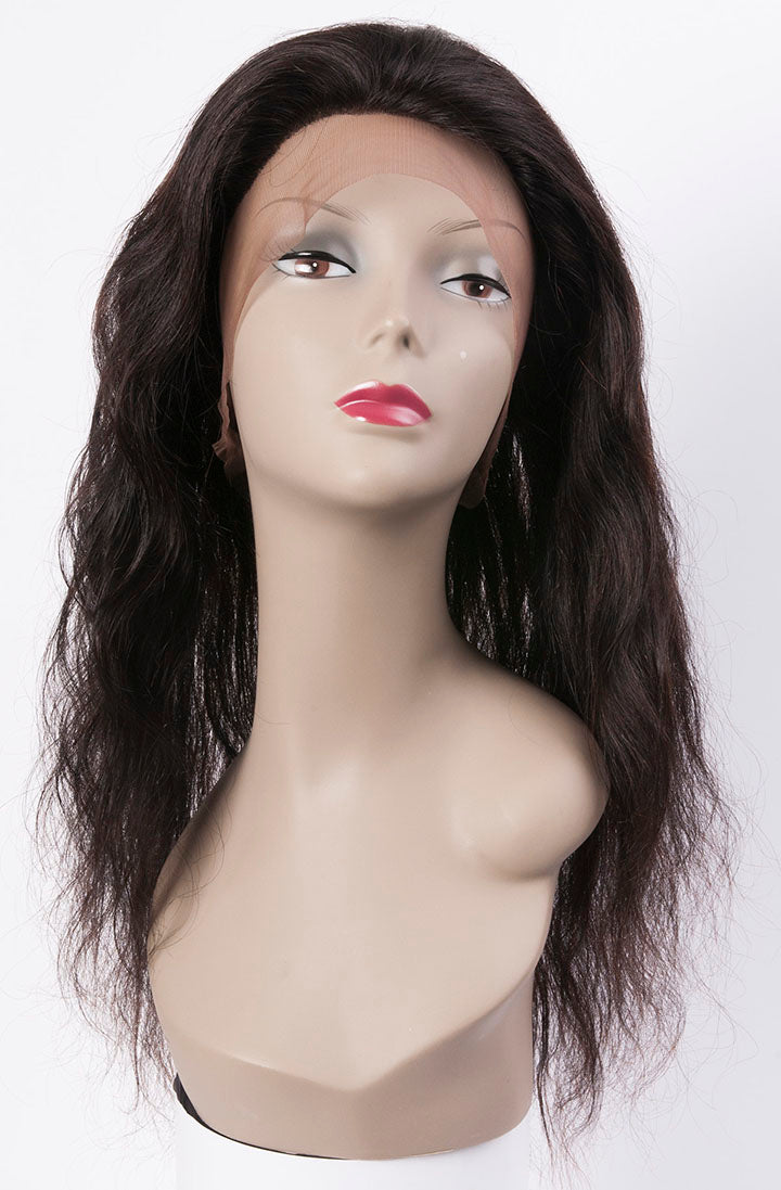 New Born Free Ali 100% Unprocessed Virgin Human Hair 360 Full Lace Frontal STRAIGHT 14"-16"